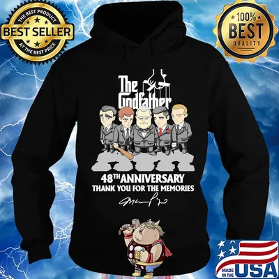 The godfather 48th anniversary thank you for the memories signatures s Hoodie