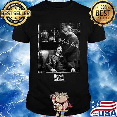 The godfather vito corleone michael corleone signatures shirt