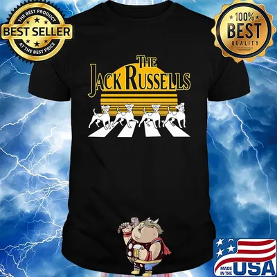 The jack russells labrador abbey road vintage shirt