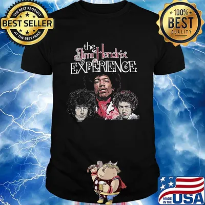 The jimi hendrix experience vintage 80's art shirt