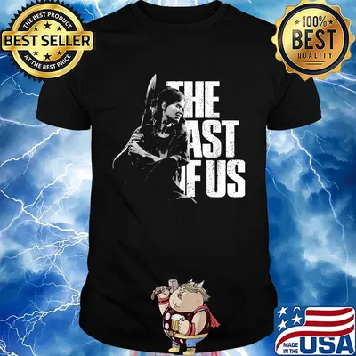 The last of us the woman holds the knife shirt