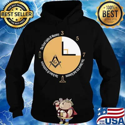 The liberal arts and sciences the orders of architecture the great lights of masonry masonic compass and square s Hoodie