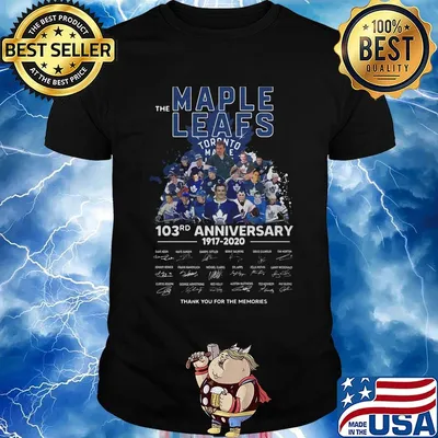 The Maple Leafs Toronto 103rd anniversary 1917-2020 signature shirt