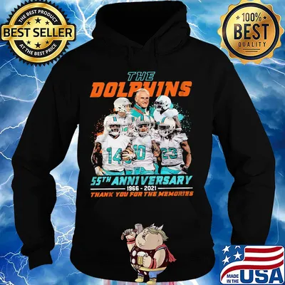 The miami dolphins 55th anniversary 1966 2021 thank you for the memories s Hoodie