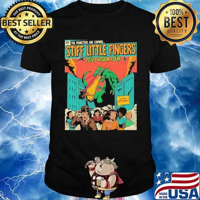 The monster are coming stiff little fingers 2020 vision tour shirt