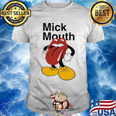 The rolling stones mick mouth shirt