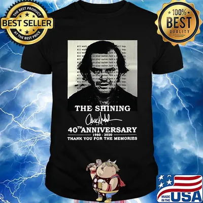The shining 40th anniversary 1980 2020 thank you for the memories signature shirt