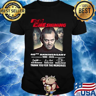 The shining 40th anniversary 1980 2020 thank you for the memories signatures shirt