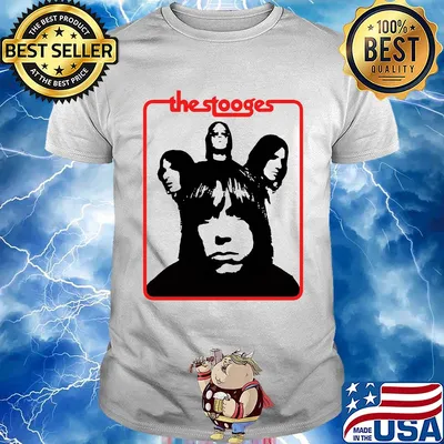 The stooges iggy pop rock band shirt