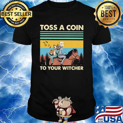 The witcher henry cavill toss a coin to your witcher vintage retro shirt