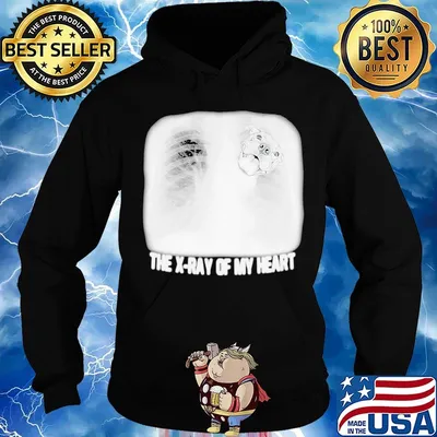 The x-ray of my heart pitbull s Hoodie
