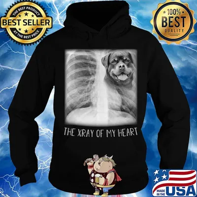 The Xray Of My Heart Dog Shirt Hoodie