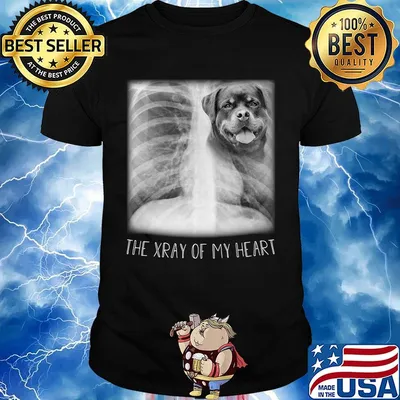 The Xray Of My Heart Dog Shirt