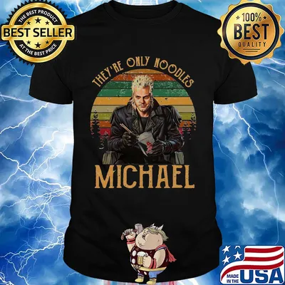 They're only noodles michael vintage retro shirt