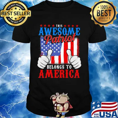 This awesome patriot belongs to american flag independence day shirt