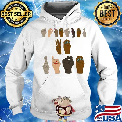 Together we rise hand s Hoodie