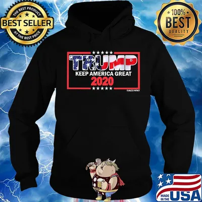 Trump keep america great 2020 stars happy independence day s Hoodie
