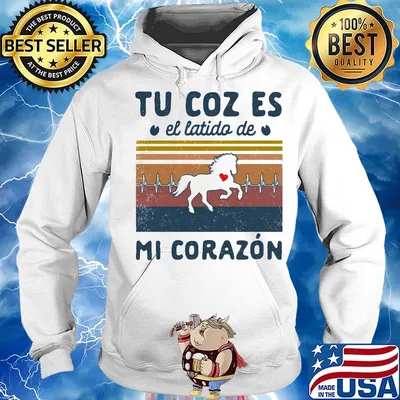 Tu Coz Es El Latido De Mi Corazon Horse Heart Vintage Retro Shirt Hoodie