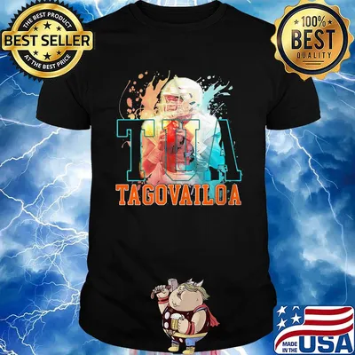 Tua tagovailoa miami dolphins football water color shirt
