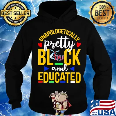 Unapologetically pretty black and educated delaware state university heart styles 90's s Hoodie