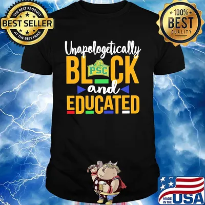 Unapologetically pretty black and educated panther scholarship club styles 90's shirt