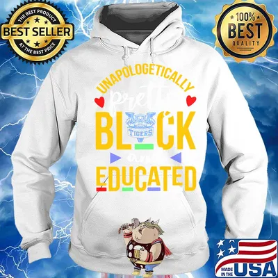 Unapologetically pretty black and educated voorhees college heart styles 90's s Hoodie