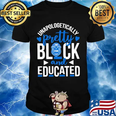 Unapologetically pretty black and educated zeta phi beta heart styles 90's shirt