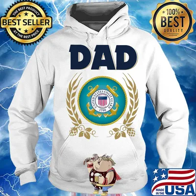 United states coast guard 1790 dad s Hoodie
