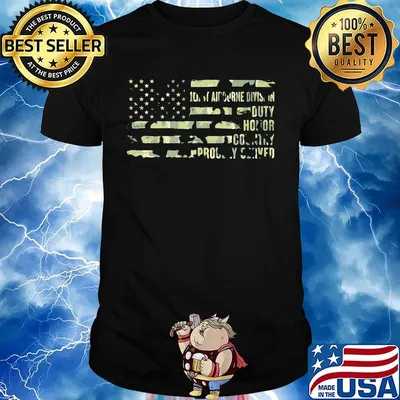 Veteran duty honor american flag independence day shirt