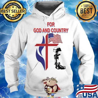 Veteran for god and country american flag independence day s Hoodie