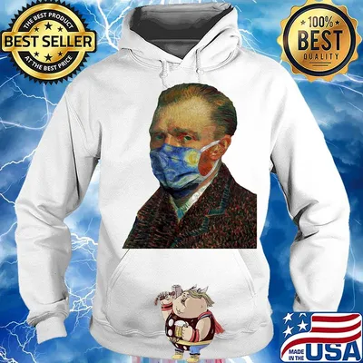 Vincent van gogh mask starry night 1889 s Hoodie