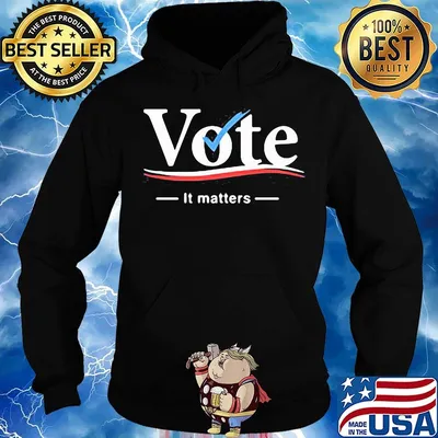 Vote it matters america line s Hoodie