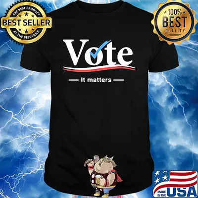 Vote it matters america line shirt
