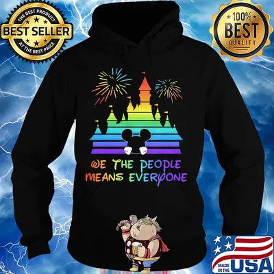Walt disney mickey mouse we the people means everyone firework s Hoodie