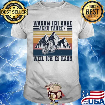 Warum ich ohne akku fahre weil ich's kann bicycling vintage shirt