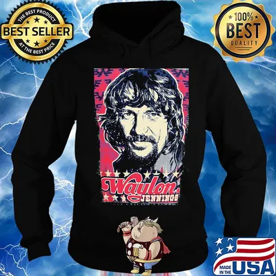 Waylon jennings stars art s Hoodie