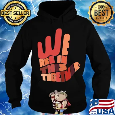 We are in this together hand black lives matter s Hoodie