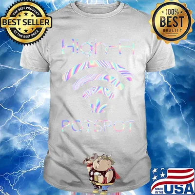 Weed high-fi potspot colors shirt