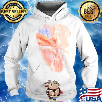 Weimaraner American Wings Independence Day Shirt Hoodie