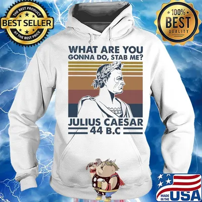 What are you gonna do stab me julius caesar 44 b.c vintage retro s Hoodie
