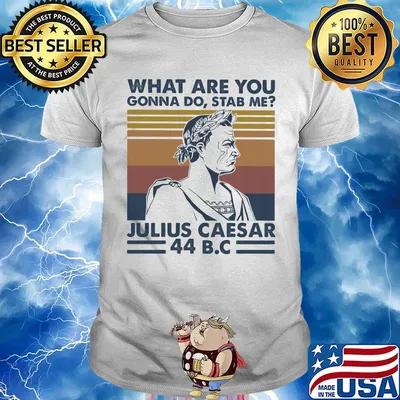 What are you gonna do stab me julius caesar 44 b.c vintage retro shirt