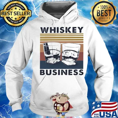 Whiskey Business Cup Glasses Vintage Retro Shirt Hoodie