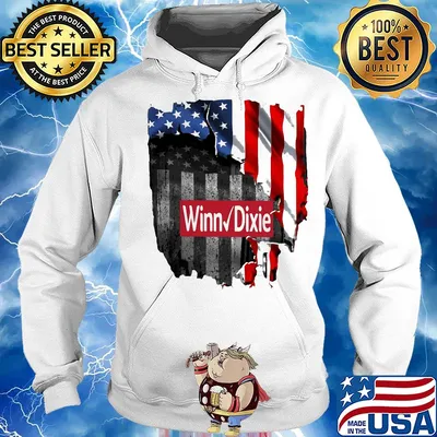 Winn dixie logo american flag independence day s Hoodie