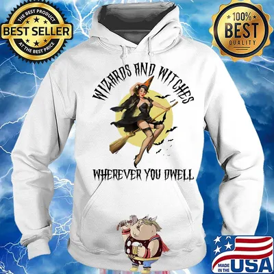 Witch wizard and witches wherever you dwell moon s Hoodie