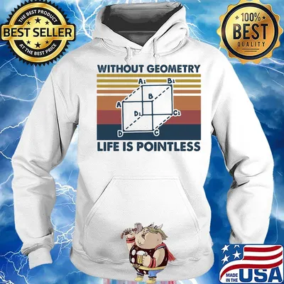 Without Geometry Life Is Pointless Mathematics Vintage Retro Shirt Hoodie