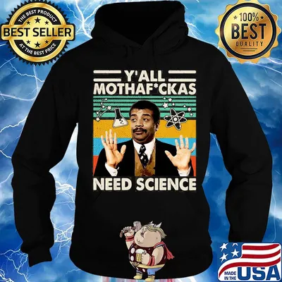 Y'all Motherfkas Need Science vintage retro s Hoodie
