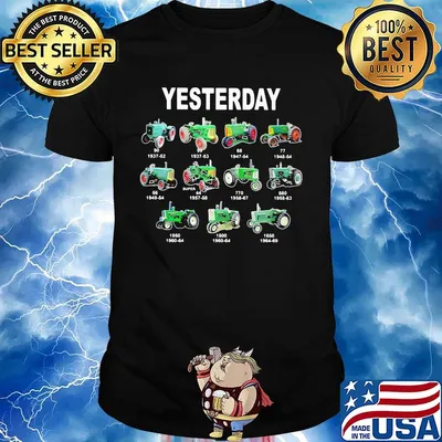 Yesterday Car Plows Green Shirt
