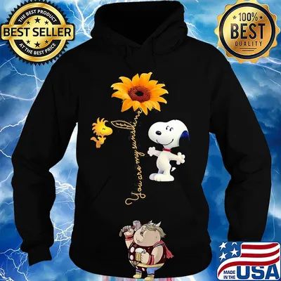You are my sunshine snoopy and woodstock sunflower s Hoodie