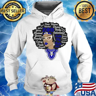 Zeta Phi Beta Black Queen Shirt Hoodie