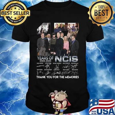 17 years of 2003-2020 NCIS thank you for the memories signature shirt